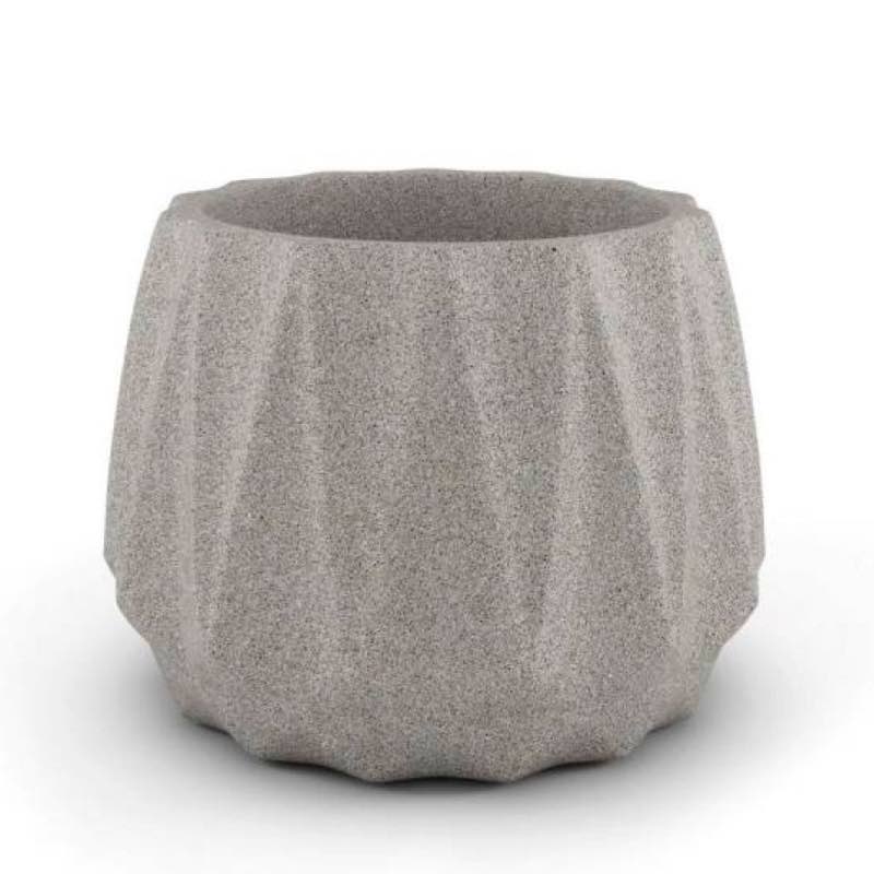 Arto Mid-Mod Tabletop Concrete Planter - Gray